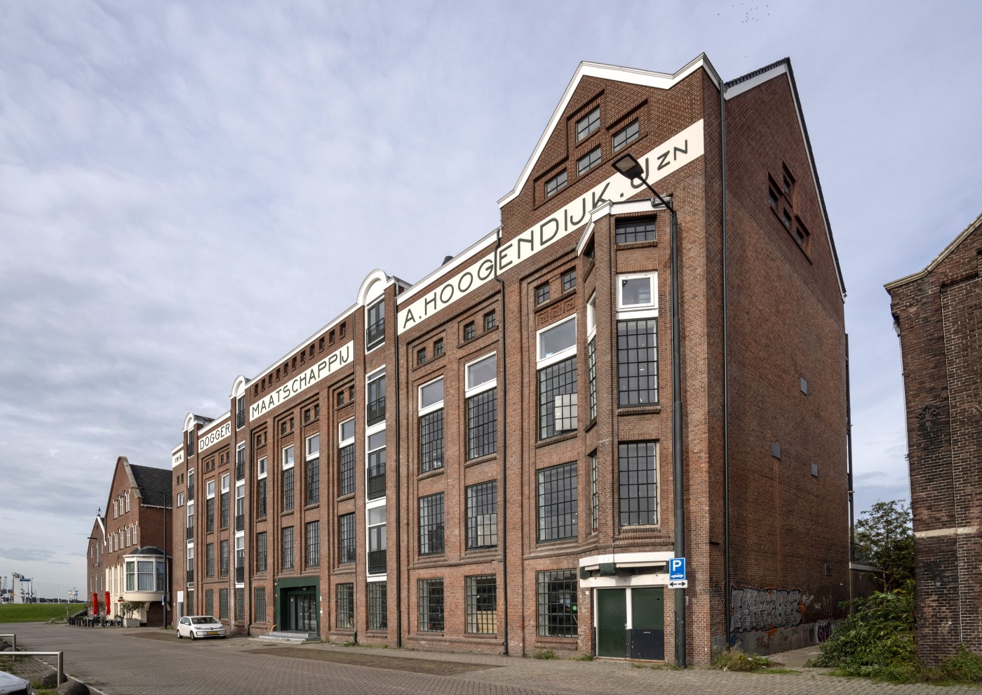 Fabriekspand uit 1916 van architect M. Brinkman voor rederij Doggermaatschappij Hoogendijk