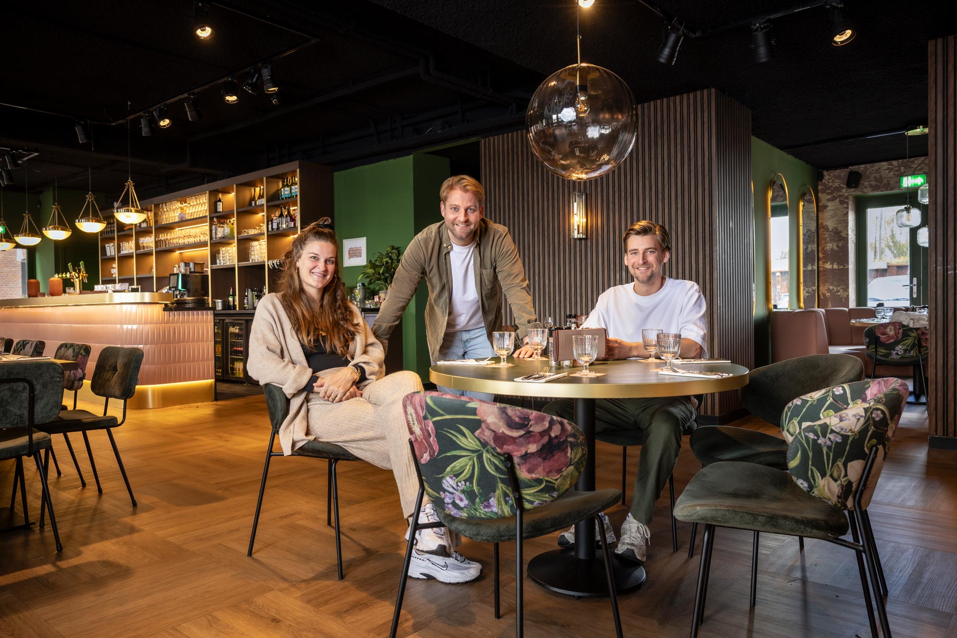 Mieneke, Jan en Lucas Kreumer - foto Nico te Laak